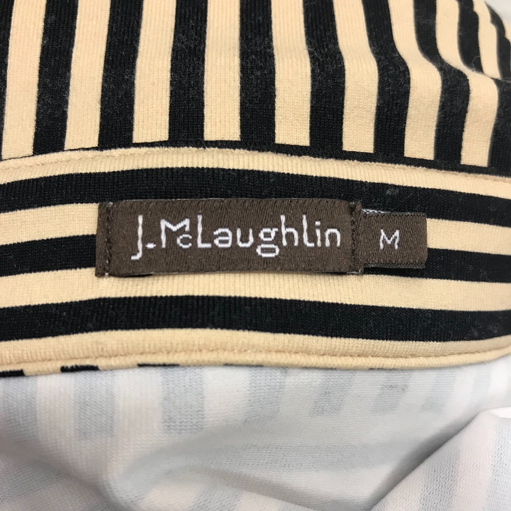J. Mclaughlin Women's size M Striped Shirt - Picture 7 of 8